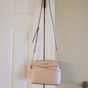 Michael Kors Jet Set Leather Purse - Soft Pink